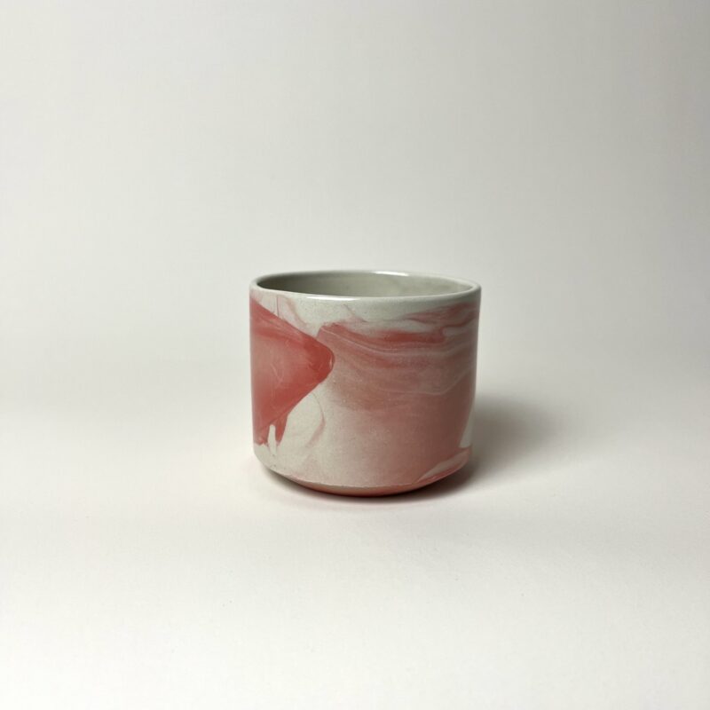 Kaffeeschale "Rosé Marmor"