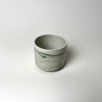 Kaffeeschale "Grün Marmor" – Bild 5
