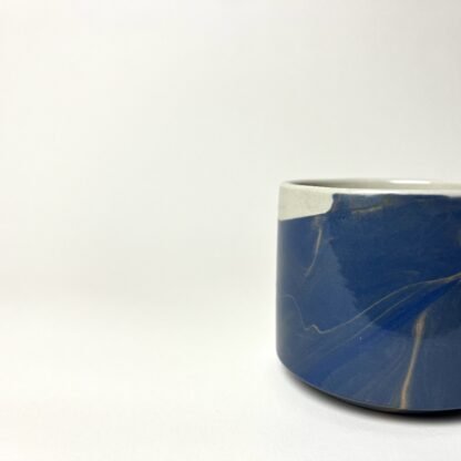 Kaffeeschale "Mitternachtsblau Marmor" – Bild 4