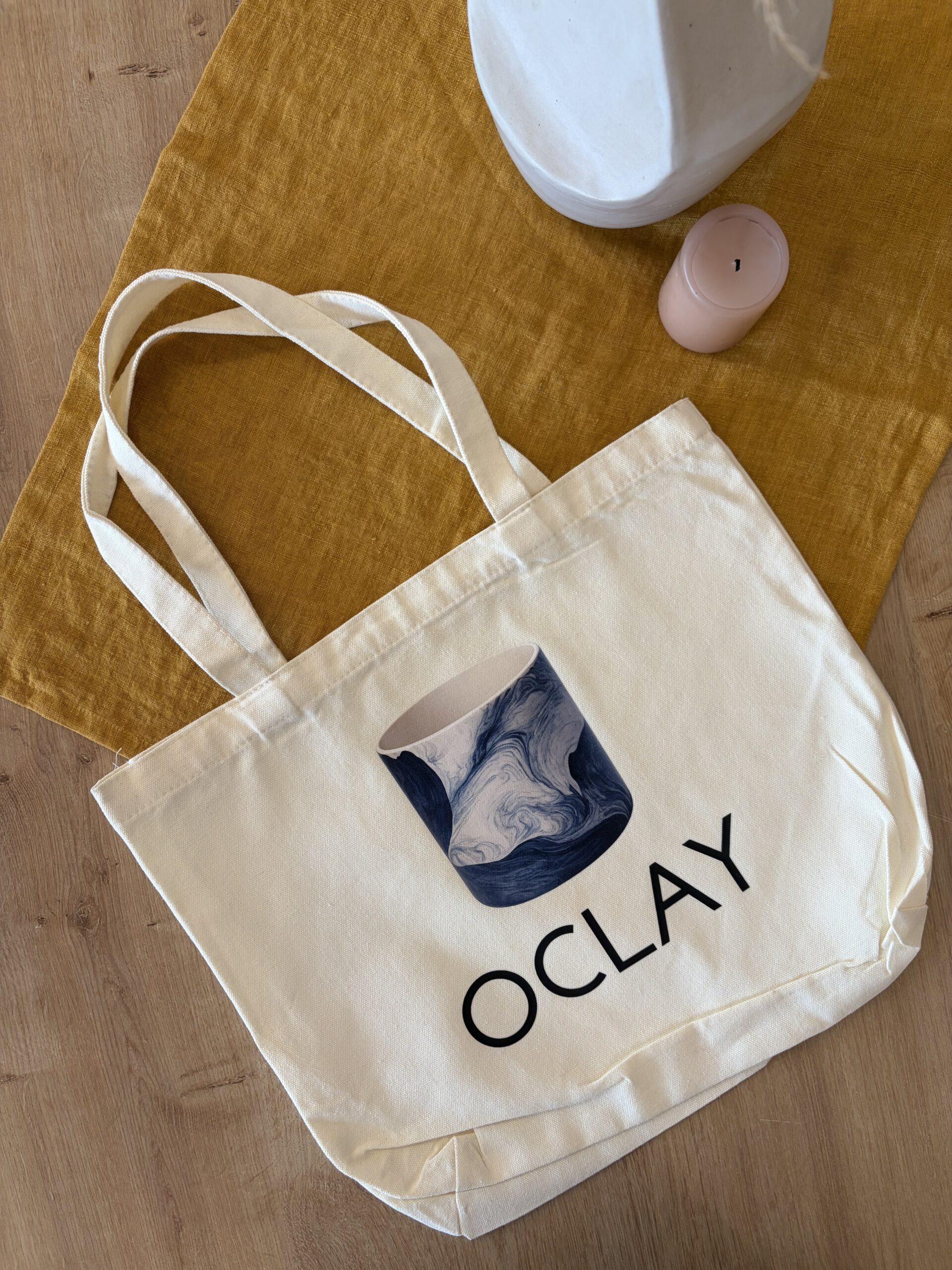 Potter-Bag „Blue cup“